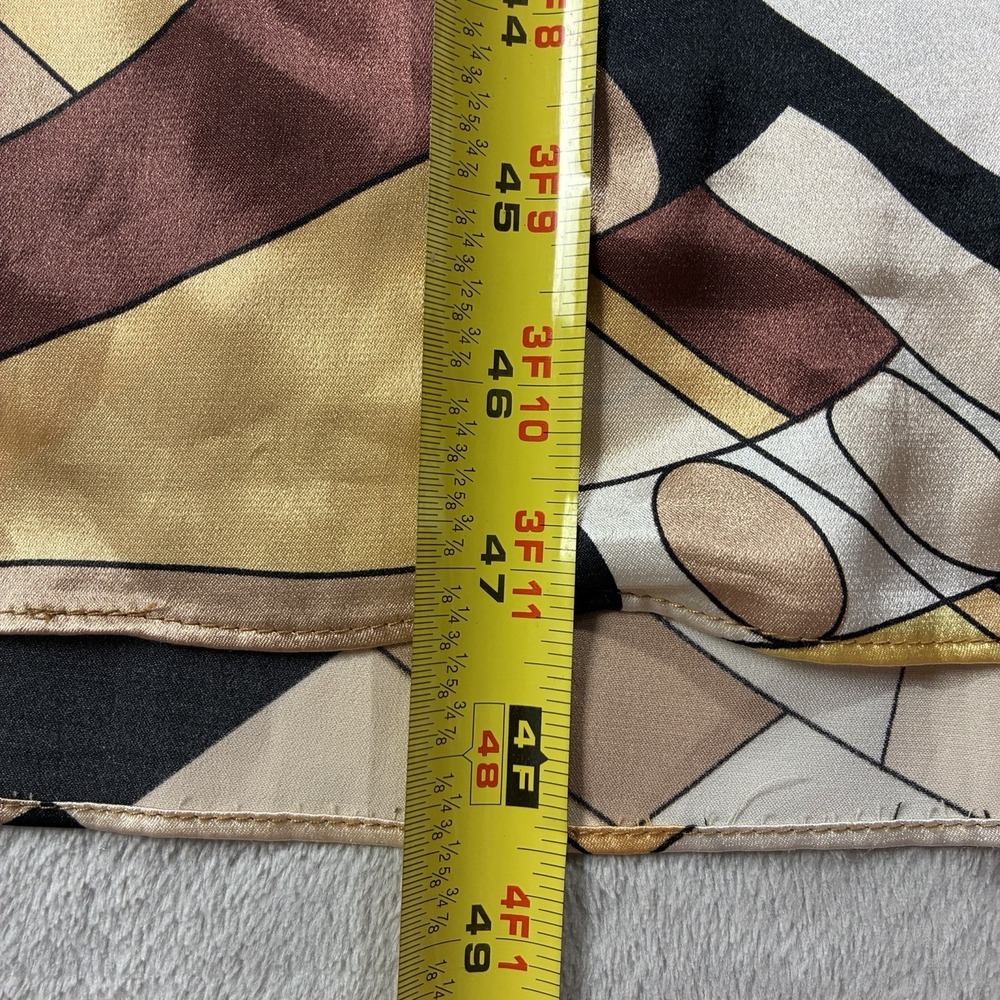 VTG Y2K Baby Phat Babydoll Halter Maxi Dress Juniors 11 Psychedelic 70s Revival - Picture 13 of 16
